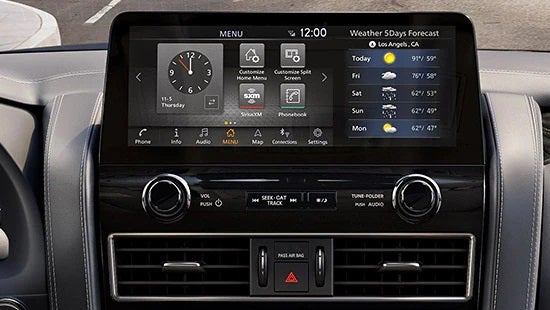 2023 Nissan Armada touchscreen | Nissan of Melbourne in Melbourne FL